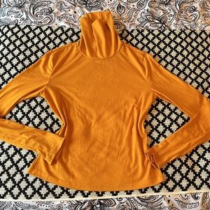 Turtleneck Top | Mustard Yellow